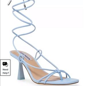 Steve Madden Superb Tie-Up Dress Sandals Blue